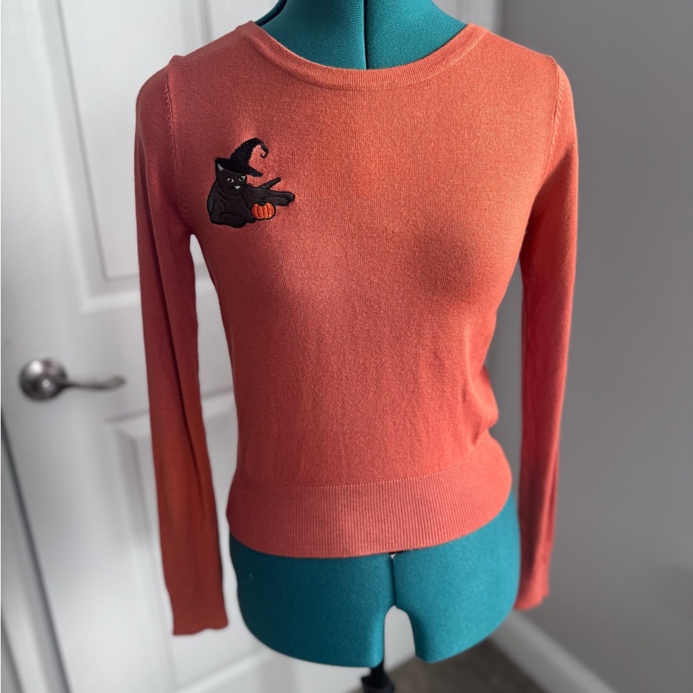 ModCloth x Collectif Practicing Witch Cat Sweater